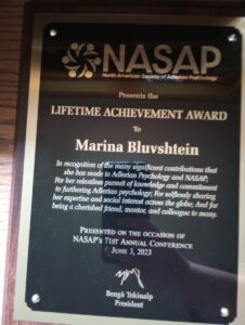 Photo of NASAP award