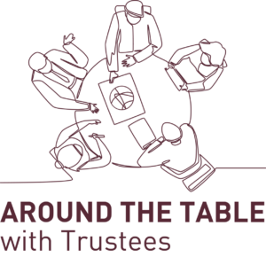 Image of the Around the Table with Trustees series log