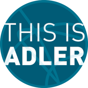 This is Adler series logo
