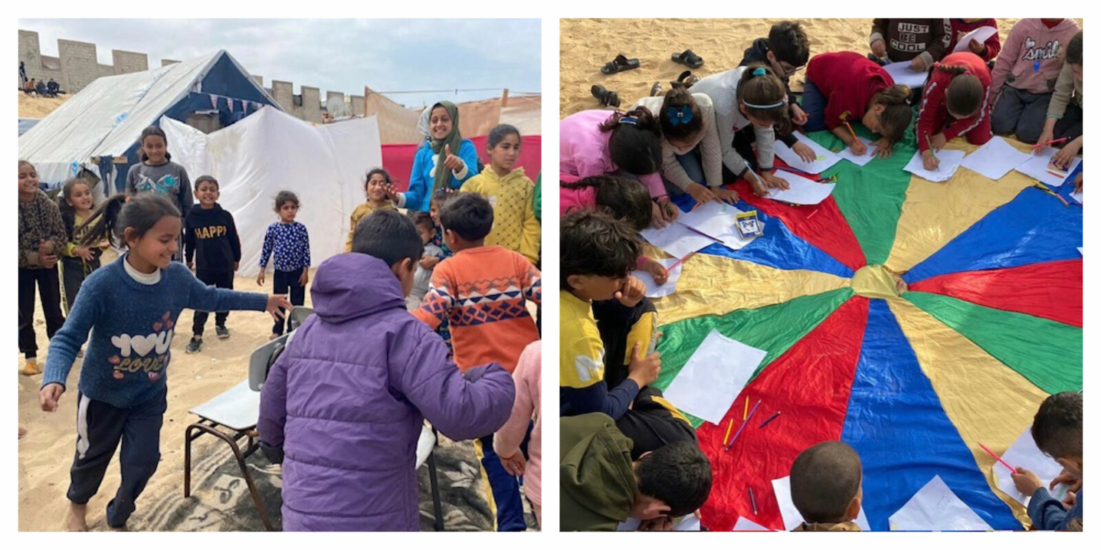 Photo of children in Gaza