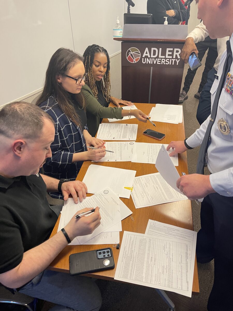 Photo of HSPS recipients from Adler
