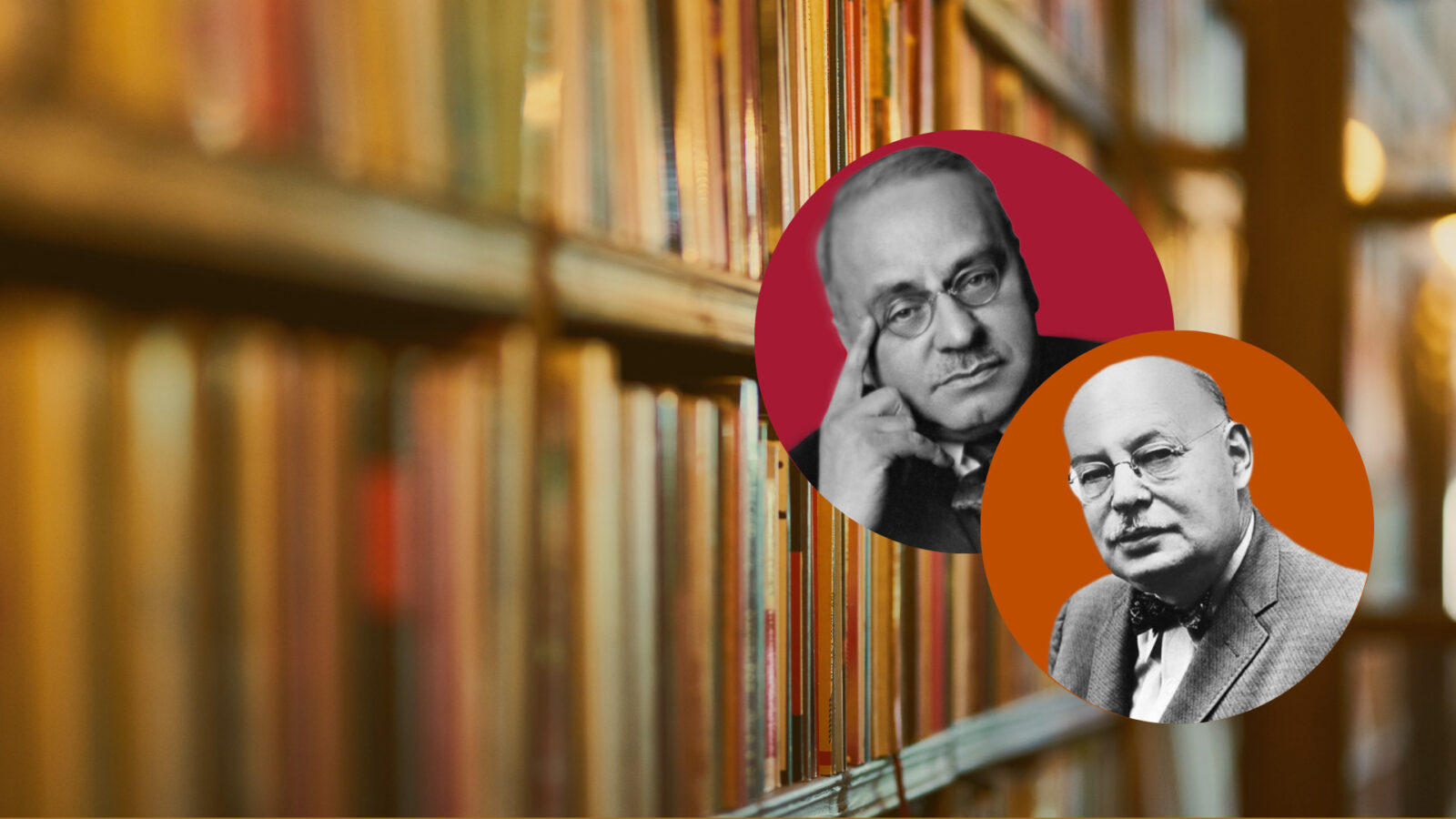 Image of Adler and Dreikur with books