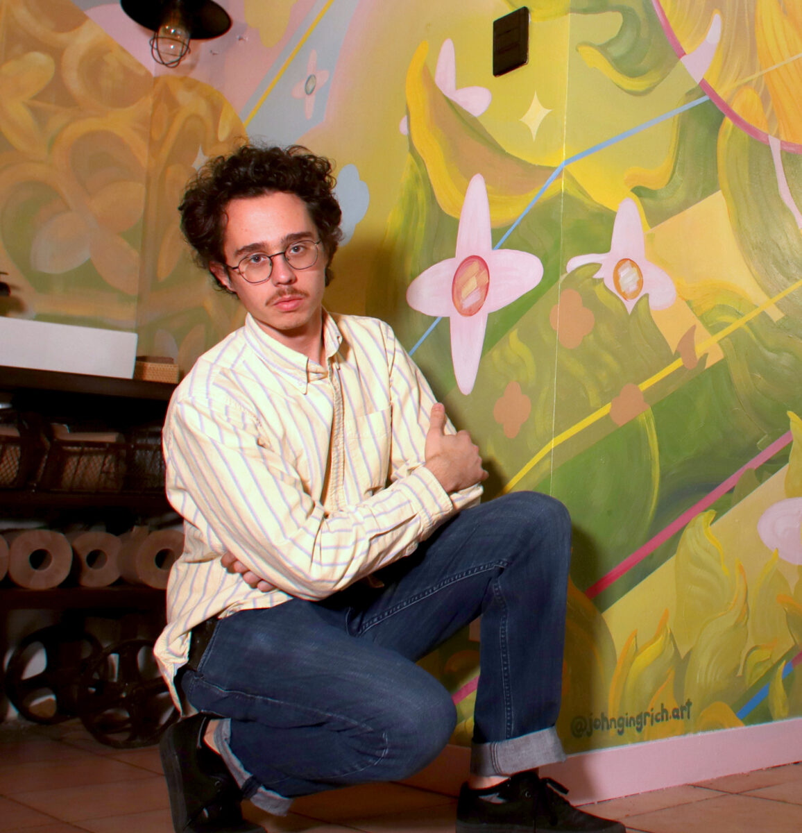 Image of a mural by John Gingrich