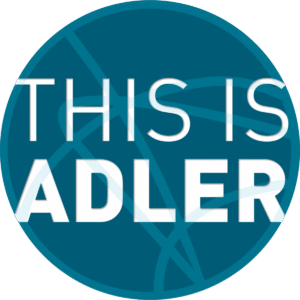 This is Adler series logo